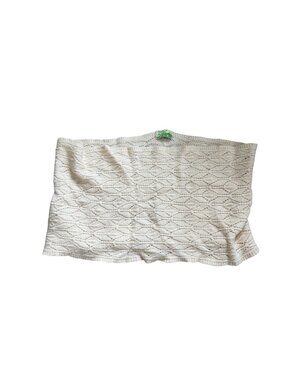 Shades Of Aran Cream Knit Scarf 100% Merino Wool Ireland